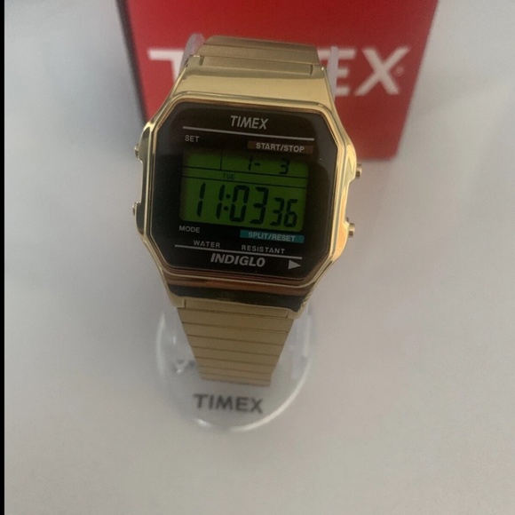 Timex Indiglo T2N029 - Gold - Picture 1 of 8